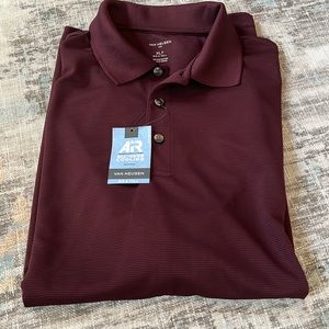 New Van Heusen golf  Shirt Size XLT Big & Tall all over cooling ribbed